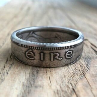 Bague pièce de monnaie irlandaise - Eire