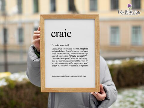 Définition Craic Irlandais - Affiche imprimable – Image 10
