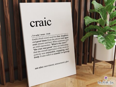 Définition Craic Irlandais - Affiche imprimable – Image 2