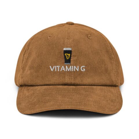 Chapeau vitaminé en velours côtelé, casquette brodée Guinness Beer Stout – Image 4