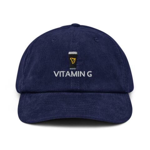 Chapeau vitaminé en velours côtelé, casquette brodée Guinness Beer Stout – Image 6
